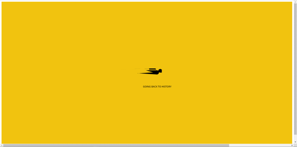 Going Back to History- LODER | Pure through CSS |