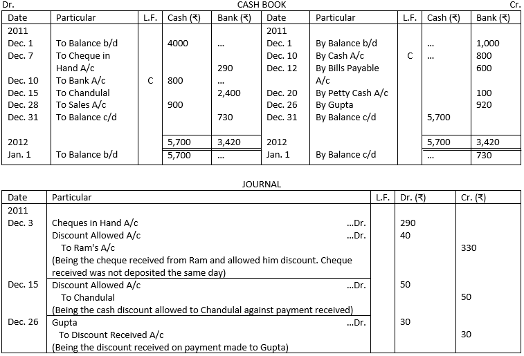 Solution-12-of-Cash Book with Journal