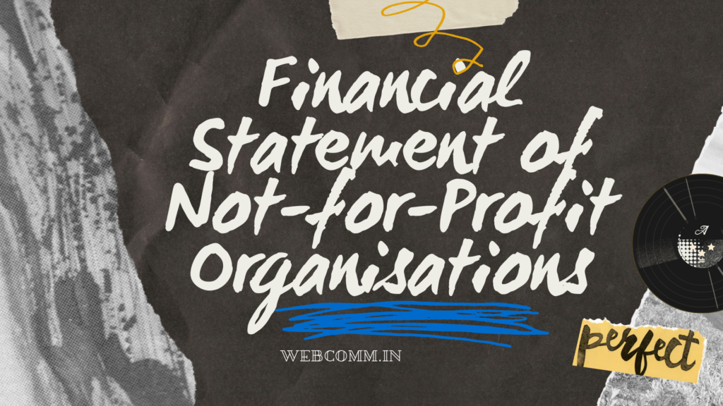 Financial Statement of Not-for-Profit Organisations