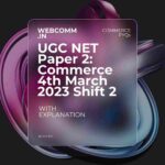 UGC NET Paper 2 Commerce 4th March-2023 Shift-2